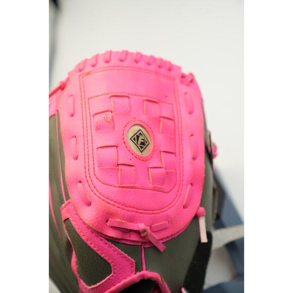 Franklin Pink & Grey CFS 22700 10.5 " Left Hand Softball Fielder Glove - Picture 4 of 8